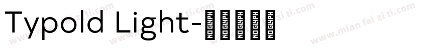 Typold Light字体转换